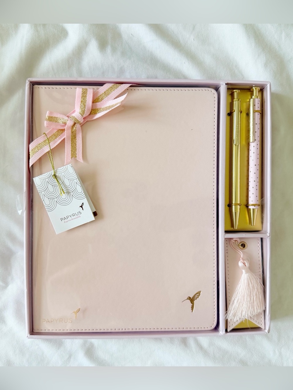 Papyrus Pink Boxed Journal Gift Set